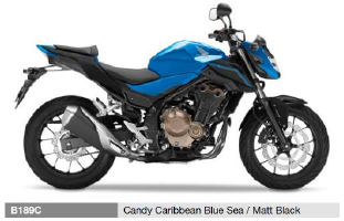 CB 500 F CB500FAJ-2018-ED-B189 Ersatzteile